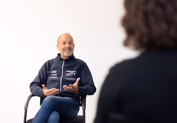 Dietmar Brückl beim Interview