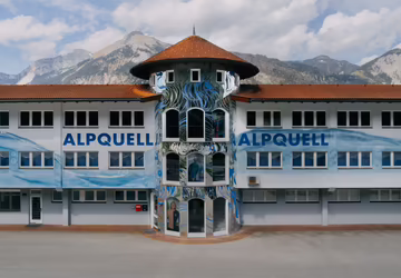 Firmengebäude von ALPQUELL in Münster/Tirol
